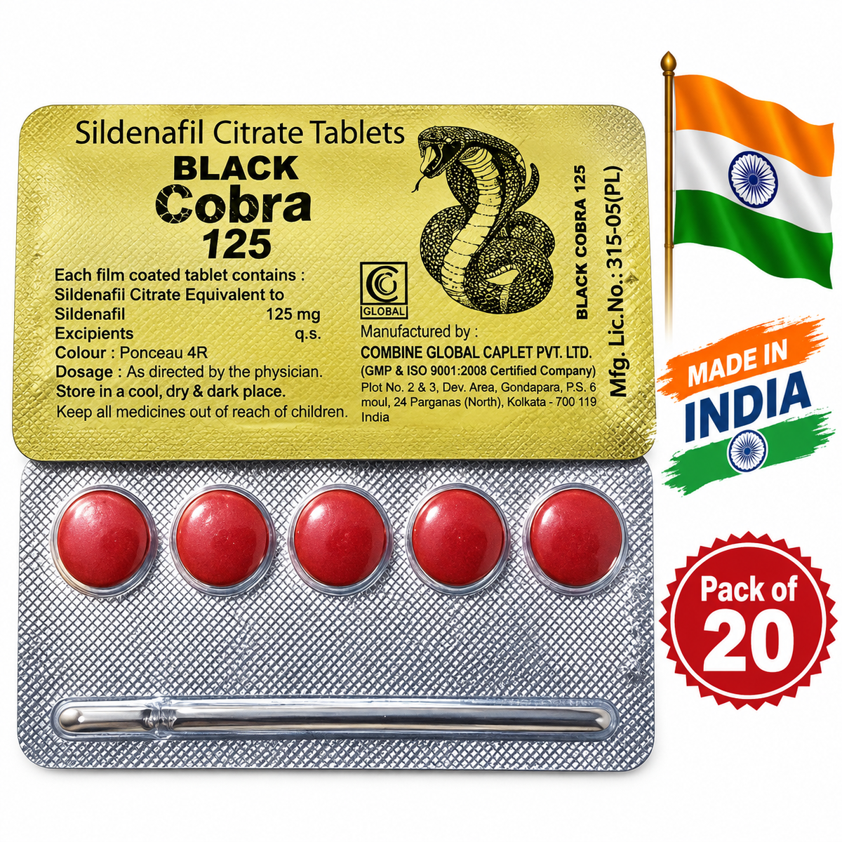 Indian Imported Original - Pack of 20