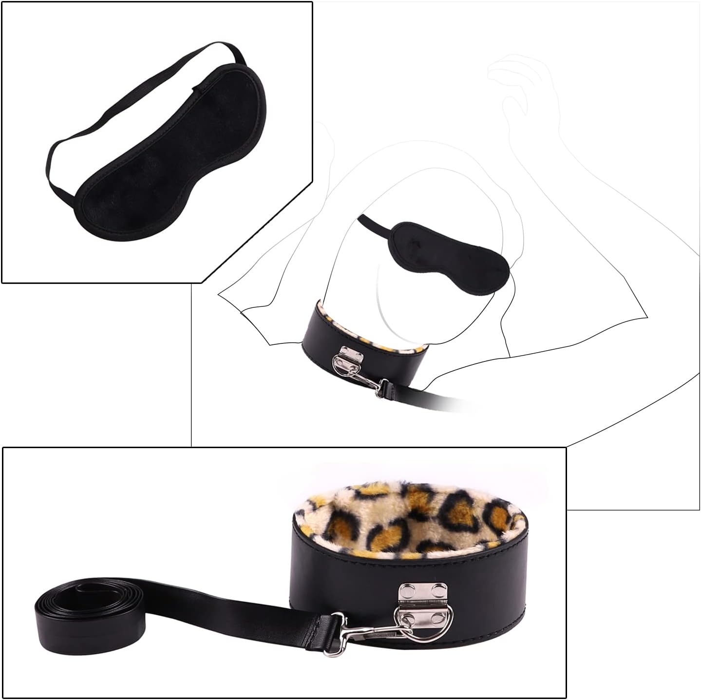 30pcs BDSM Kit Bondaged kit Adult,Sex Toy kit for Adult Toys,Restraint Set for Sex Accessories BSDM Toys for Couples,Sex Things for Couples Kinky,Sex Toy Set Sex Kits Sexual Pleasure Tools for Women
