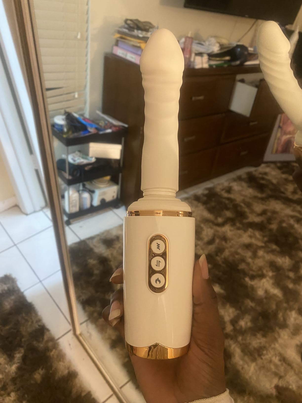 Heating Vibrating Dildo