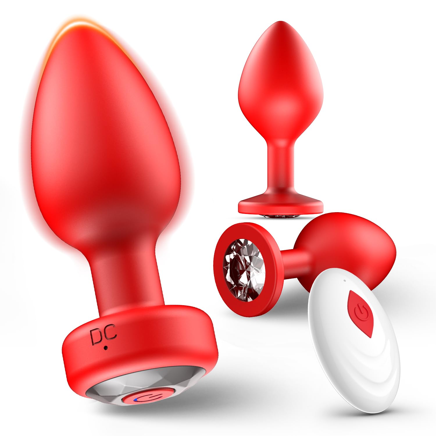 oreyurt Anal Plug Sex Toys Vibrator – Silicone Butt Plugs Training Kit with Remote Control, 10 Vibration Modes, Prostate Massager for Adults – Black