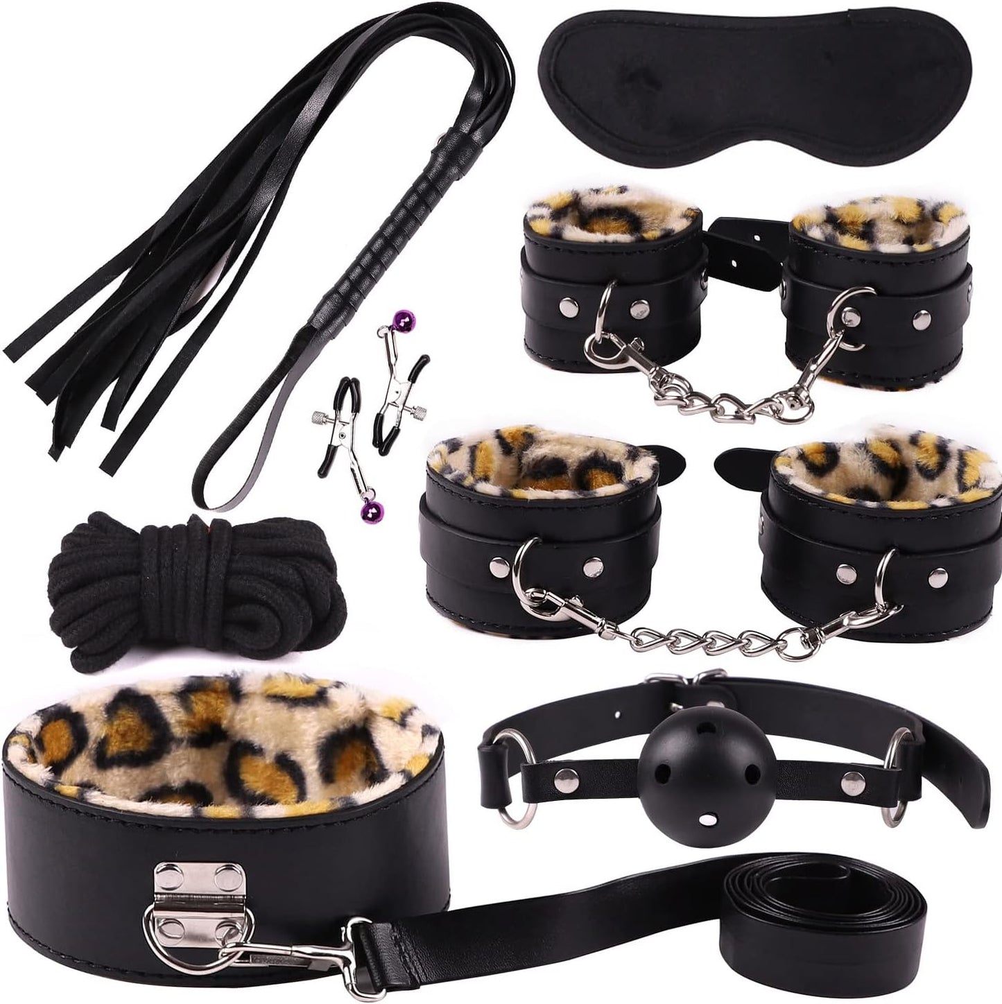 30pcs BDSM Kit Bondaged kit Adult,Sex Toy kit for Adult Toys,Restraint Set for Sex Accessories BSDM Toys for Couples,Sex Things for Couples Kinky,Sex Toy Set Sex Kits Sexual Pleasure Tools for Women