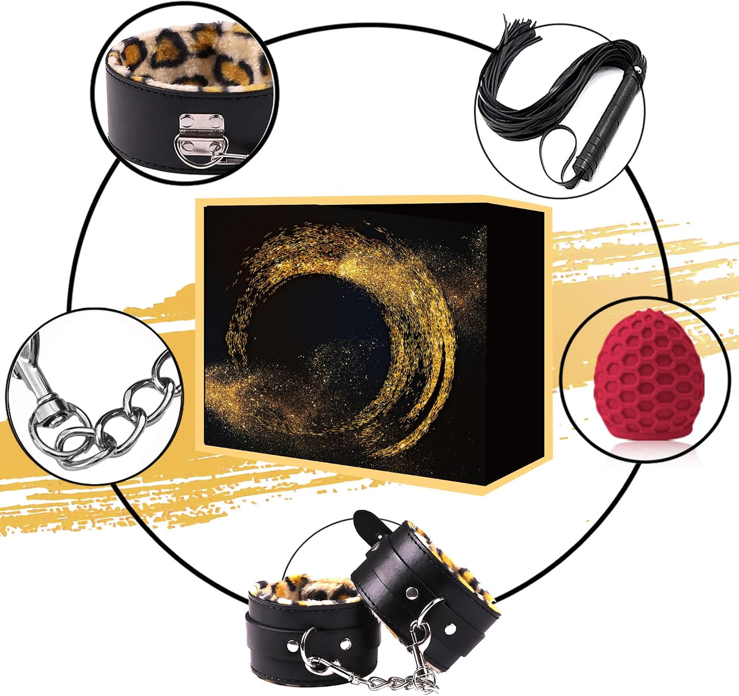 30pcs BDSM Kit Bondaged kit Adult,Sex Toy kit for Adult Toys,Restraint Set for Sex Accessories BSDM Toys for Couples,Sex Things for Couples Kinky,Sex Toy Set Sex Kits Sexual Pleasure Tools for Women